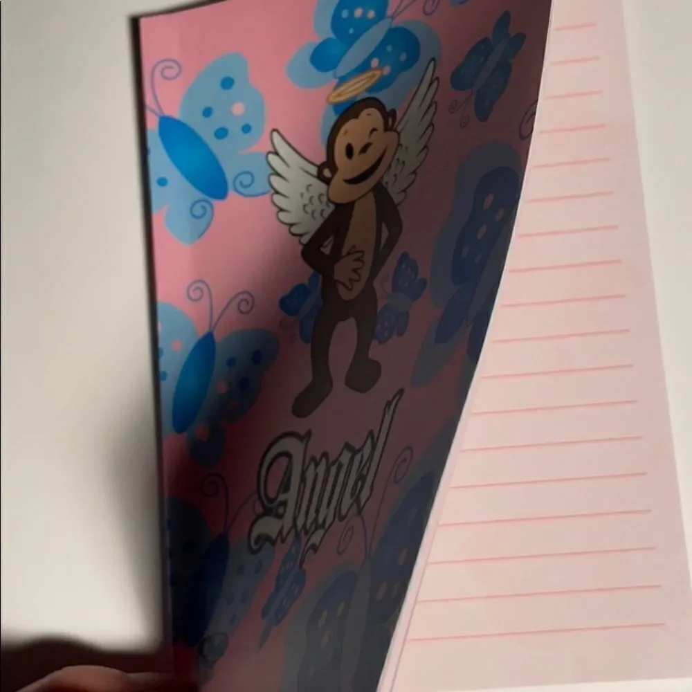 Claire’s 5 Pc Journal Keychain Angel Monkey Set